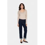 Saint Tropez - Mila SZ LS - Pullover - Beige - V-hals