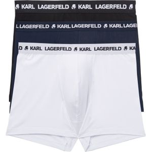 Karl Lagerfeld - Lot de 3 Boxershorts - Zwart/Wit/Marineblauw