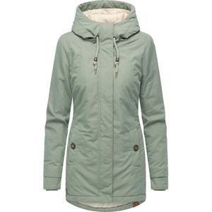 Ragwear Winterjas 'Monadena'  ecru / pastelgroen