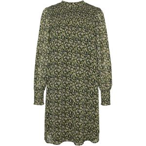VERO MODA Jurk 'HOLLY VICA'  beige / bruin / groen / zwart