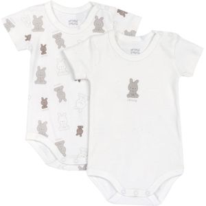 Chicco Rompertje/body  bruin / grijs / wit