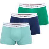Tommy Hilfiger Underwear Boxershorts 'Essential'  turquoise / donkerblauw / groen / wit