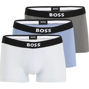 BOSS Boxershorts 'David Beckham'  lichtblauw / aardetinten / zwart / offwhite