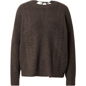 OBJECT Trui 'DONOVANI'  donkergrijs