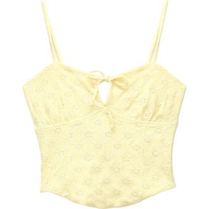 Pull&Bear Top  pasteelgeel