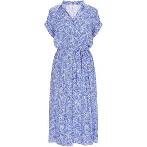 Gaya Blousejurk 'Retro'  blauw / wit