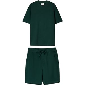 Bershka - Huispak - Donkergroen - Oversized - Sweatstof