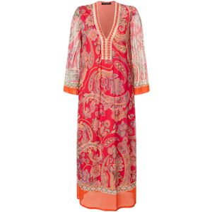 Ana Alcazar Jurk 'Zetory'  oranje / pink / rood / wit