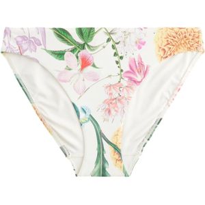 Next Bikinibroek 'Kew'  mosterd / donkergroen / lavendel / wit