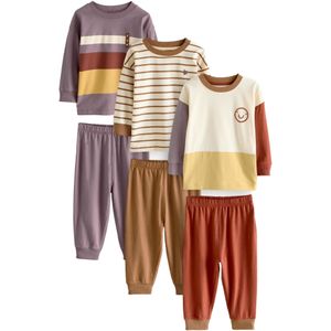 Next Nachtkledij  crème / bruin / lila / rood