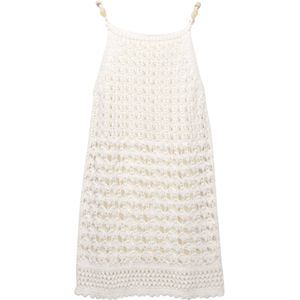 Pull&Bear Gebreide jurk  ecru