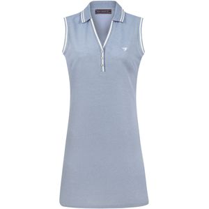 Felix Hardy Gebreide jurk  duifblauw / wit