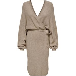 ONLY Gebreide jurk 'ONLIbi'  taupe