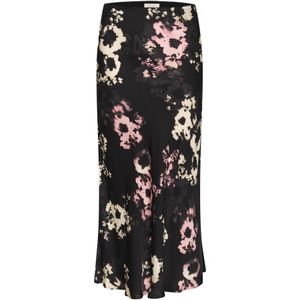 Part Two Rok 'Laurina'  lichtgeel / pink / zwart