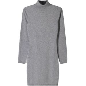 Bershka Gebreide jurk  grijs gemêleerd