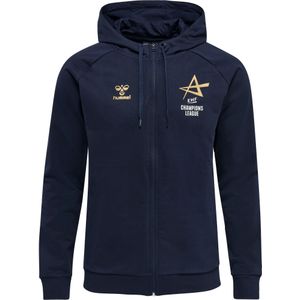 Hummel Sweatvest 'EHF'  marine / goudgeel / wit