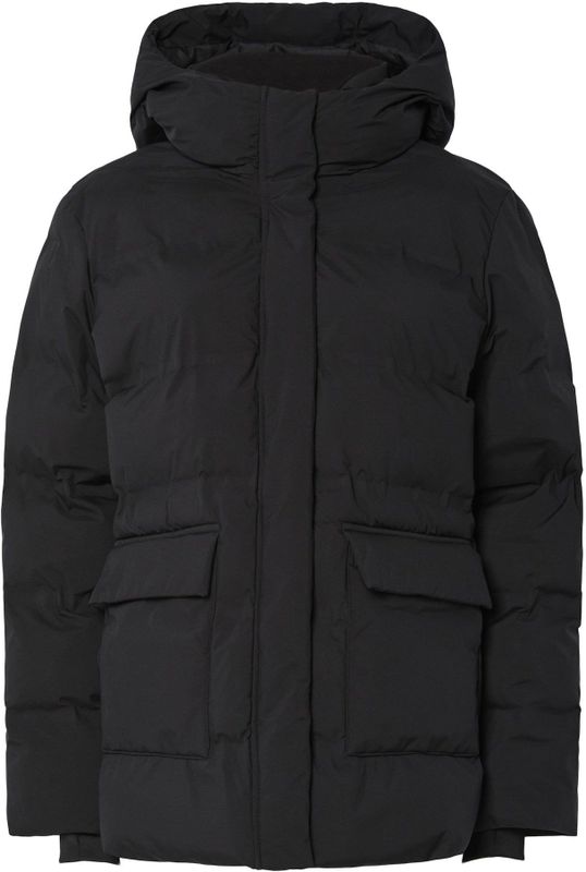 PIECES - Norma - Gewatteerde Jas - Zwart - Warm Gevoerd
