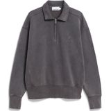 ARMEDANGELS - Sweatshirt - Grijs Gemêleerd - Polokraag - Lange Mouw