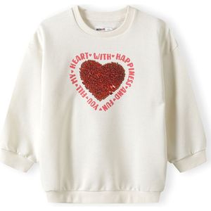 MINOTI Sweatshirt  rood / wit