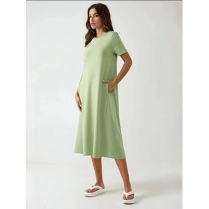 Hiccup Jurk  lichtgroen
