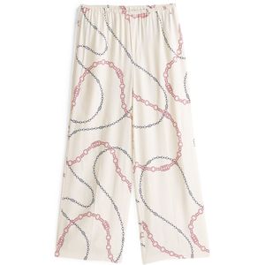 TOMMY HILFIGER - Broek - Ecru - Wide Leg - Mid Waist