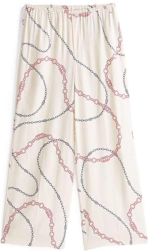 TOMMY HILFIGER - Broek - Ecru - Wide Leg - Mid Waist