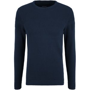 BLEND Trui  blauw / bruin