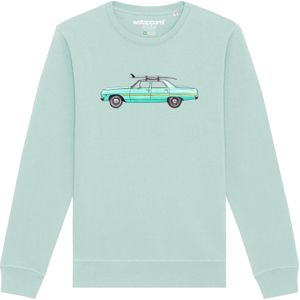Watapparel Sweatshirt ' Surf Car '  azuur / gemengde kleuren