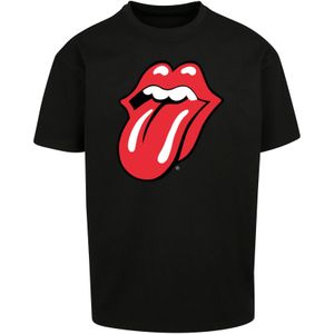 F4NT4STIC Shirt 'The Rolling Stones'  rood / zwart / wit
