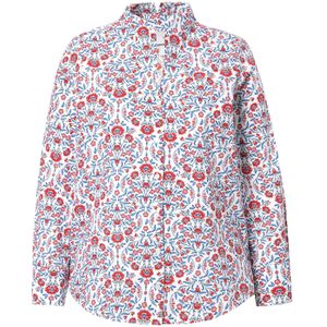 Ulla Popken Blouse  blauw / rood / wit