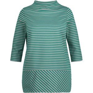 Ulla Popken Shirt  grijs / groen