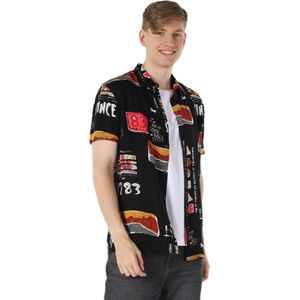 Colin's Overhemd  rood / zwart / wit