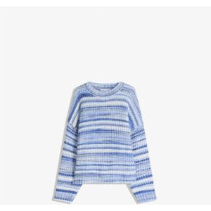 Bershka Trui  blauw / lichtblauw / wit