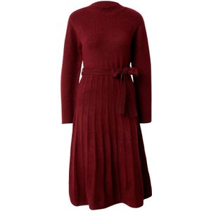 VILA Gebreide jurk 'VITRINE BELTED'  rood