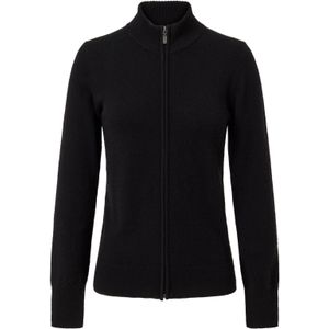 CASH-MERE.CH Gebreid vest  zwart