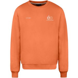ESTEEM Sweatshirt 'Opposé'  mandarijn / wit