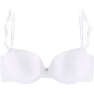 Lascana - Push-up-bh - Wit - Met Beugel - Spaghettibandjes