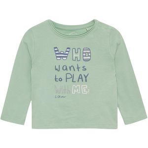 s.Oliver Shirt  navy / mintgroen