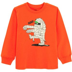 Cool Club Sweatshirt  neonoranje / zwart / offwhite