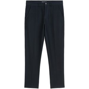 Harembroek - Dark Navy - Katoen - Vaste Persplooi - Riemlussen