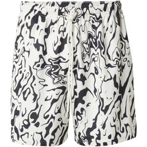 Nike Sportswear Broek 'CLUB'  zwart / wit