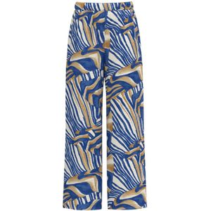 DESIRES Broek 'Isa'  blauw / ombergrijs / kaki / wit