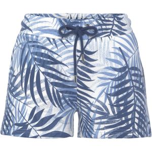 Sportbroeken - Blauw Gedessineerd - Loungewear - All-over Print - Rijgkoord