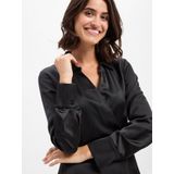 Marc Cain - Midi-jurk - Viscosemix - V-hals - Getailleerde Pasvorm