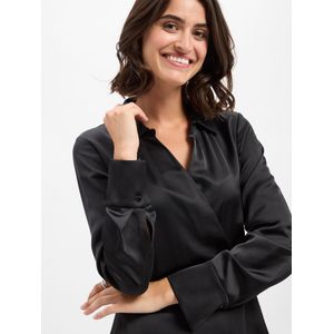 Marc Cain - Midi-jurk - Viscosemix - V-hals - Getailleerde Pasvorm