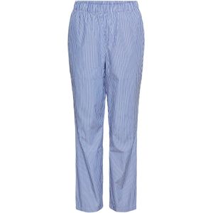 PIECES Broek 'HOLLY'  marine / wit