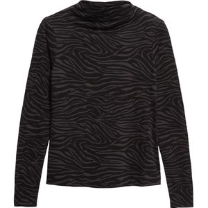 ARMEDANGELS Shirt 'Calunaa'  donkergrijs / zwart