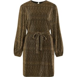 VILA Jurk 'VILABA'  goud / zwart