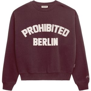 Prohibited Sweatshirt 'Berlin'  lichtbeige / bessen