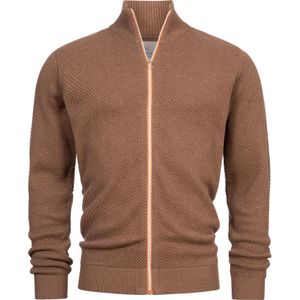 Kronstadt Gebreid vest 'Erik'  mokka